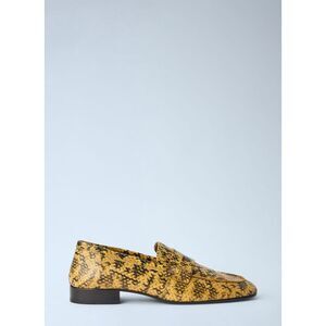 Dries Van Noten Women Python-Print Leather Loafers